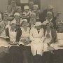 Főzőtanfolyam Osztopánban 1935 körül.(apácák vezetői,Etelka néni középen mozsárral a kezében)